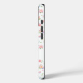 Persoonlijke Pastelkleur Kitten en Bloemige Naam A Case-Mate iPhone Case (Achterkant / Links)