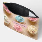 Persoonlijke Pastelkleurige Cupcake Strooisel Etui (Open)