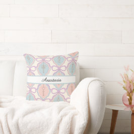 Persoonlijke Pastelkleurige Decoratie Meisje Roze Kussen