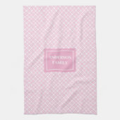 Persoonlijke Pastelkleurige Handdoek Chic Moderne (Verticaal)