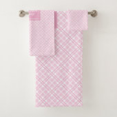 Persoonlijke Pastelkleurige Handdoeken Set Chic Mi (Insitu)