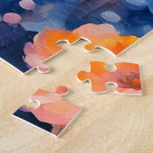Persoonlijke Pastelkleurige Wilde Bloementuin Legpuzzel (Zijkant)