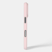 Persoonlijke Pastelroze iPhone Hoes met Eigen Naam (Achterkant / Rechts)