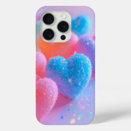 Persoonlijke pastelroze telefoonhoes met hondenfot iPhone 15 pro case