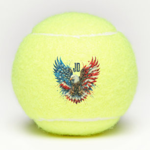 Persoonlijke Patriotische Kleuren Amerika Krachtig Tennisballen