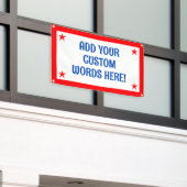 Persoonlijke Patriottische Banner (Buitenkant Gebouw)