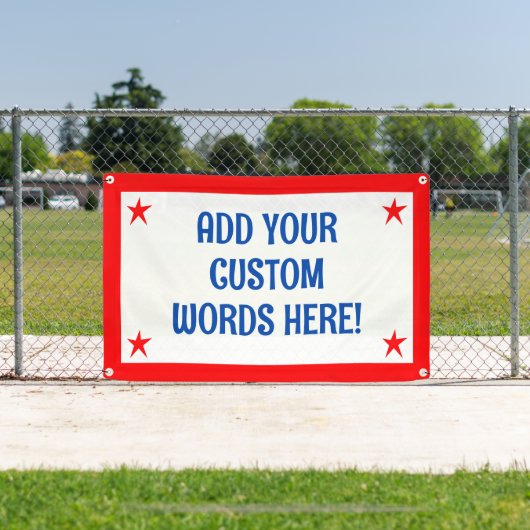 Persoonlijke Patriottische Banner (Insitu)