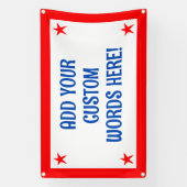 Persoonlijke Patriottische Banner (Verticaal)
