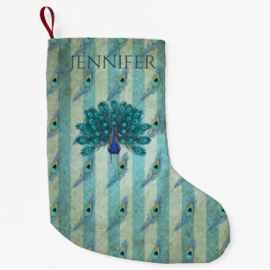 Persoonlijke Pauw Kerststokpaard Vintage Kleine Kerstsok