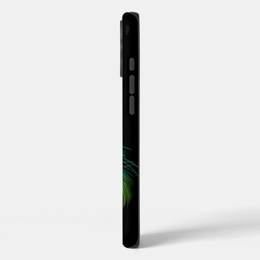 Persoonlijke peacock-veren Case-Mate iPhone case (Achterkant / Links)