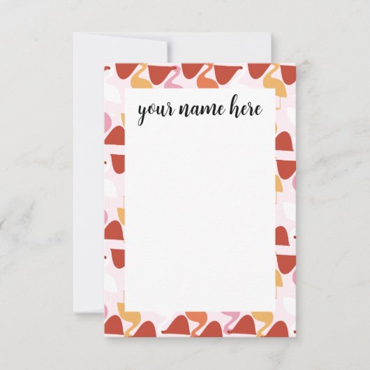 Persoonlijke Pelican Notecards Bedankkaart (Voorkant)