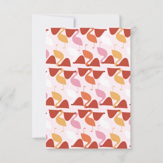 Persoonlijke Pelican Notecards Bedankkaart (Achterkant)