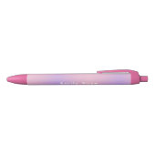 Persoonlijke pen met naam | Roze Paarse Gradiënt (Bovenkant)