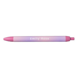 Persoonlijke pen met naam | Roze Paarse Gradiënt
