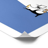 PERSOONLIJKE PENGUIN Hot Chocolate poster door Boy (Hoek)