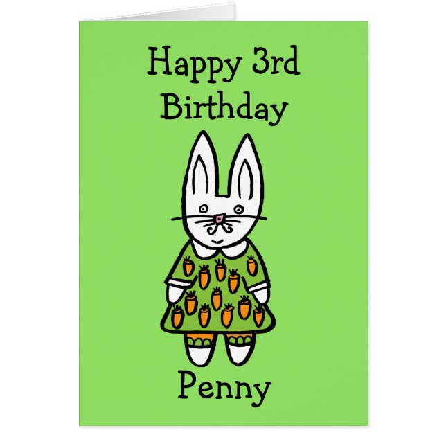 Persoonlijke Penny het Konijn (Voorkant)