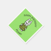 Persoonlijke Penny het Konijn Servetten (Hoek)