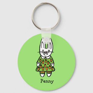 Persoonlijke Penny het Konijn Sleutelhanger
