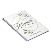 Persoonlijke Pensioen Geschenken Notitieboek (Rechterzijde)