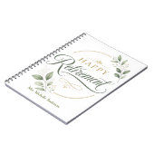 Persoonlijke Pensioen Geschenken Notitieboek (Linkerzijde)