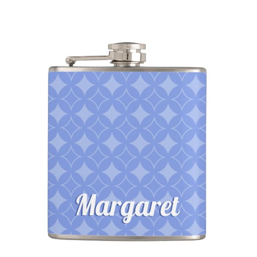 Persoonlijke Periwinkle Heupfles (Voorkant)