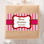 Persoonlijke permint-kerstlabels etiket (Insitu)