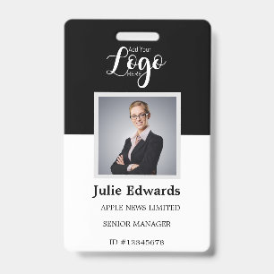 Persoonlijke personeelsfoto ID en toegangskaart Badge
