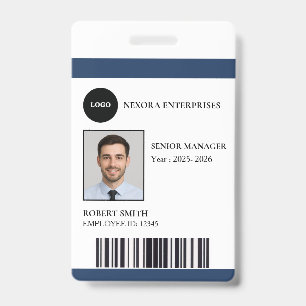 Persoonlijke personeelskaart BEDRIJFSNAAM Badge