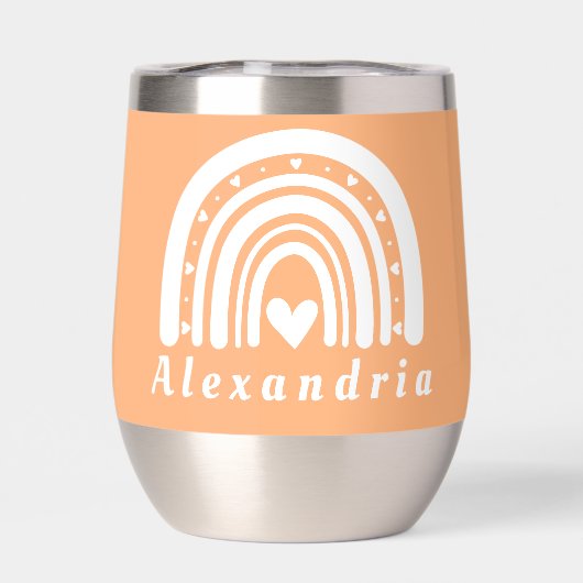 Persoonlijke Perzik Boho (Achterkant)