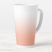 Persoonlijke Perzik Ombre Latte Mok (Rechterhoek)