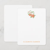 Persoonlijke Perzikbloesem Briefkaart (Voorkant / Achterkant)