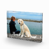 Persoonlijke Pet Dog Moederdag Fotoblokken (Rechts)