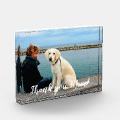 Persoonlijke Pet Dog Moederdag Fotoblokken (Links)