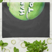 Persoonlijke Pet Tennis Ball Theedoek (Gevouwen)