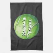 Persoonlijke Pet Tennis Ball Theedoek (Verticaal)