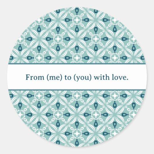 Persoonlijke Petaline Stickers/Labels Vel Ronde Sticker (Voorkant)