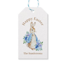 Persoonlijke Peter Rabbit Waterverf Floral Pasen