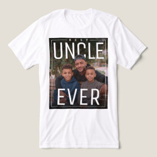 Persoonlijke PhotoPop Beste Oom Aller Tijden Tri-Blend Shirt