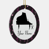 Persoonlijke piano Gift Music Ornament (Rechts)
