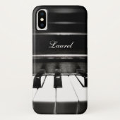 Persoonlijke Piano Music iPhone Case (Achterkant)