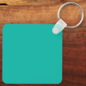 Persoonlijke pianoketoestel Sleutelhanger Turquois (Achterkant)