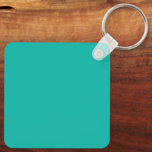 Persoonlijke pianoketoestel Sleutelhanger Turquois (Achterkant)