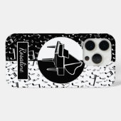 Persoonlijke pianoloverkunst Case-Mate iPhone case (Achterkant (horizontaal))