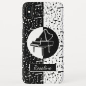 Persoonlijke pianoloverkunst Case-Mate iPhone case (Achterkant)