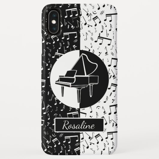 Persoonlijke pianoloverkunst Case-Mate iPhone case (Achterkant)