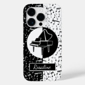 Persoonlijke pianoloverkunst Case-Mate iPhone case (Achterkant)