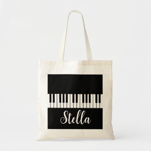Persoonlijke pianotas tote bag (Voorkant)