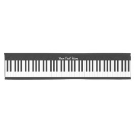 Persoonlijke pianotoetsen muziek thema korte tafelloper