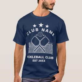 Persoonlijke Pickleball Clubnaam T-shirt