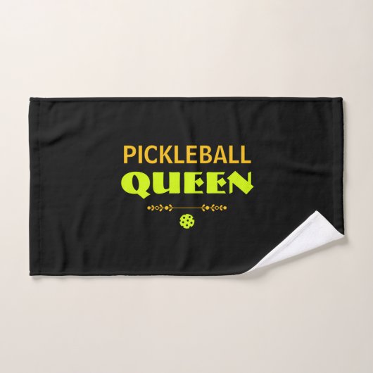 Persoonlijke Pickleball Koningin Handdoek (Handdoek)
